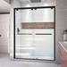 Dreamline DSHDR166076009 Satin Black Sliding Shower Door