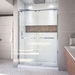 Dreamline DDL7003C01 Chrome/White Sliding Shower Door