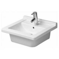  Starck Self Rimming Bathroom Sink - White