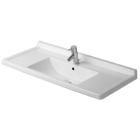  Starck 3 Console Bathroom Sink - White