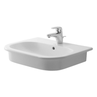  D-Code Vanity Top Bathroom Vanity - White