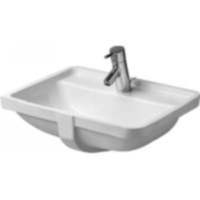  Starck 3 Undermount Style Bathroom Sink - White