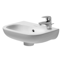  D-Code Wall Hung Bathroom Sink - White