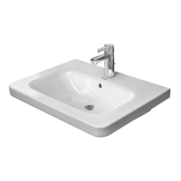  DuraStyle Wall Hung Bathroom Sink - White