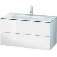  L-Cube 31" to 44" Bathroom Vanity - White