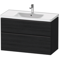 D-Neo 31" to 44" Bathroom Vanity - Black Oak