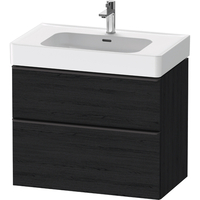 D-Neo 25" to 30" Bathroom Vanity - Black Oak