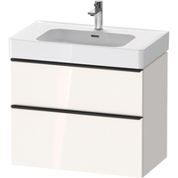  D-Neo 25" to 30" Bathroom Vanity - White High Gloss