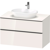  D-Neo 31" to 44" Bathroom Vanity - White High Gloss