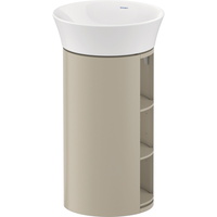  White Tulip Vanity Base Bathroom Vanity - Taupe Satin Matte