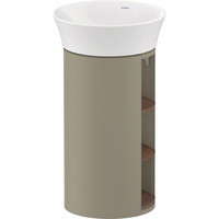  White Tulip Vanity Base Bathroom Vanity - American Walnut Stone Gray