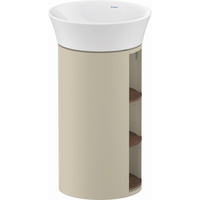  White Tulip Vanity Base Bathroom Vanity - American Walnut Taupe