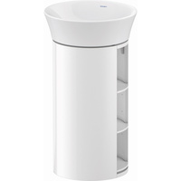  White Tulip Vanity Base Bathroom Vanity - White High Gloss