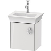  White Tulip Vanity Base Bathroom Vanity - White High Gloss