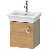  White Tulip Vanity Base Bathroom Vanity - Natural Oak Stone Gray