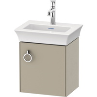  White Tulip Vanity Base Bathroom Vanity - Taupe Satin Matte