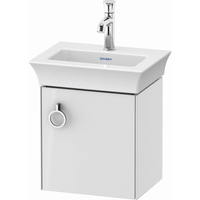  White Tulip Vanity Base Bathroom Vanity - White High Gloss