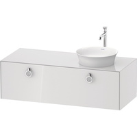  White Tulip Vanity Base Bathroom Vanity - White High Gloss