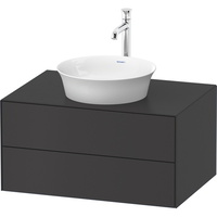  White Tulip Vanity Base Bathroom Vanity - Graphite Satin Matte