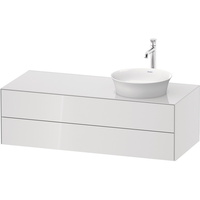  White Tulip Vanity Base Bathroom Vanity - White High Gloss