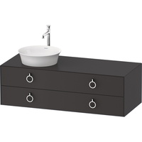  White Tulip Vanity Base Bathroom Vanity - Graphite Satin Matte