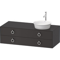  White Tulip Vanity Base Bathroom Vanity - Graphite Satin Matte