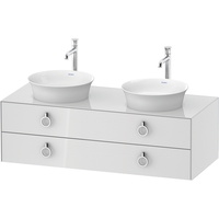  White Tulip Vanity Base Bathroom Vanity - White High Gloss