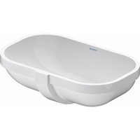  D-Code Undermount Style Bathroom Sink - White