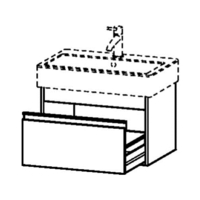  Ketho Vanity Base Bathroom Vanity - White Matt