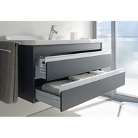  Ketho Vanity Base Bathroom Vanity - Matt Basalt