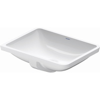  Starck 3 Undermount Style Bathroom Sink - White