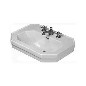 D0438600000 1930 Wall Hung Bathroom Sink - White