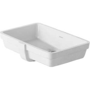 D03304800001 Vero Undermount Style Bathroom Sink - White