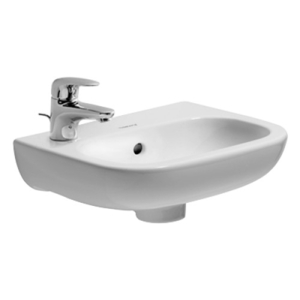 D07053600092 D-Code Wall Hung Bathroom Sink - White D07053600092 D-Code Wall Hung Bathroom Sink - White