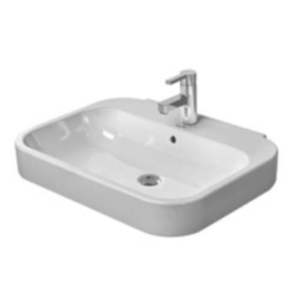 D2316650000 Happy D.2 Console Bathroom Sink - White