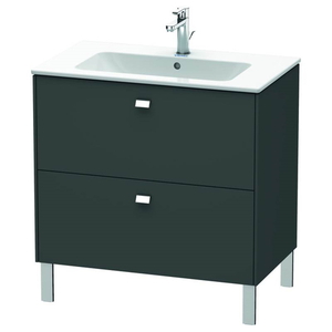 DBR440201049 Brioso Vanity Base Bathroom Vanity - Chrome Graphite Matt DBR440201049 Brioso Vanity Base Bathroom Vanity - Chrome Graphite Matt