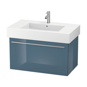 DXL605204747 X-Large Vanity Base Bathroom Vanity - Stone Blue High Gloss Lacquer