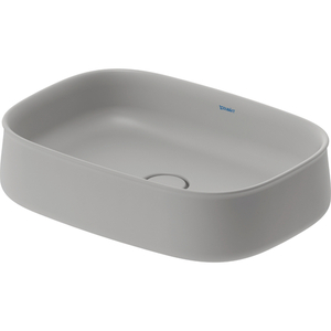 D2373556779 Zencha Vessel Style Bathroom Sink - Gray Satin Matte