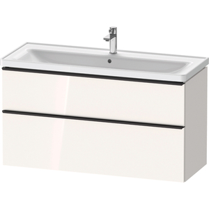 DDE43910BD220000 D-Neo Over 45" Bathroom Vanity - White High Gloss DDE43910BD220000 D-Neo Over 45" Bathroom Vanity - White High Gloss