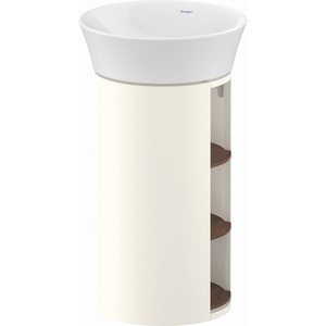 DWT4239077H4 White Tulip Vanity Base Bathroom Vanity - American Walnut Nordic White