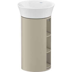 DWT42390H2H2 White Tulip Vanity Base Bathroom Vanity - Stone Gray High Gloss DWT42390H2H2 White Tulip Vanity Base Bathroom Vanity - Stone Gray High Gloss