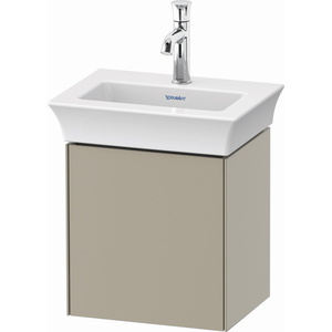 DWT4240L6060 White Tulip Vanity Base Bathroom Vanity - Taupe Satin Matte DWT4240L6060 White Tulip Vanity Base Bathroom Vanity - Taupe Satin Matte