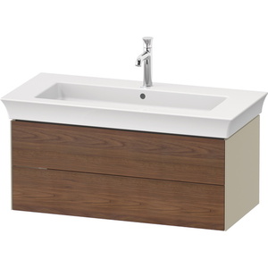 DWT4342077H3 White Tulip Vanity Base Bathroom Vanity - American Walnut Taupe DWT4342077H3 White Tulip Vanity Base Bathroom Vanity - American Walnut Taupe