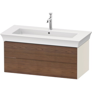 DWT4342077H4 White Tulip Vanity Base Bathroom Vanity - American Walnut Nordic White DWT4342077H4 White Tulip Vanity Base Bathroom Vanity - American Walnut Nordic White