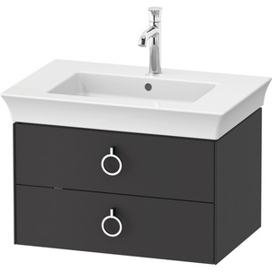 DWT435105858 White Tulip Vanity Base Bathroom Vanity - Graphite Satin Matte