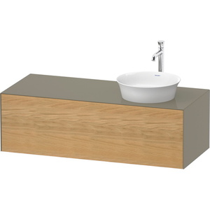 DWT4977RH5H2 White Tulip Vanity Base Bathroom Vanity - Natural Oak Stone Gray DWT4977RH5H2 White Tulip Vanity Base Bathroom Vanity - Natural Oak Stone Gray
