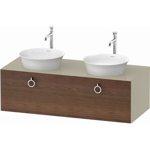 DWT4983B77H3 White Tulip Vanity Base Bathroom Vanity - American Walnut Taupe DWT4983B77H3 White Tulip Vanity Base Bathroom Vanity - American Walnut Taupe