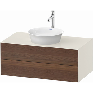 DWT4986077H4 White Tulip Vanity Base Bathroom Vanity - American Walnut Nordic White DWT4986077H4 White Tulip Vanity Base Bathroom Vanity - American Walnut Nordic White