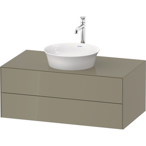 DWT49860H2H2 White Tulip Vanity Base Bathroom Vanity - Stone Gray High Gloss DWT49860H2H2 White Tulip Vanity Base Bathroom Vanity - Stone Gray High Gloss