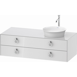 DWT4992R8585 White Tulip Vanity Base Bathroom Vanity - White High Gloss DWT4992R8585 White Tulip Vanity Base Bathroom Vanity - White High Gloss